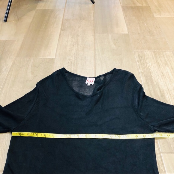 Vintage gaston jaunet black sweater 1960's-1970’s - Picture 15 of 16